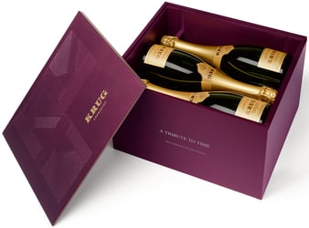 Krug "A tribute to time": Krug Grande Cuvée Champagne 162ème Edition - 3 fl.