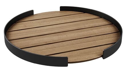 SACKit Patio Serving Tray Teaktræ